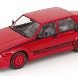 1:18 Alfa Romeo 75 Turbo Evoluzione 1987 crveni Model Car Group dužina: 24,10 centimetara