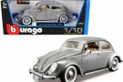 1:18-Volkswagen VW Beetle-1950-1959-grey-Bburago