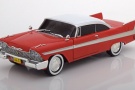 1:24-Plymouth Fury with black windows-film Christine-evil version-1958-red-white-Greenlight – length: 21,80 centimeters