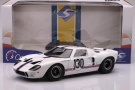 1:18 Ford GT40 Mark 1 No 130 Targa Florio Henri Greder Jean Michel Giorgi 1967 bijelo plavi Solido dužina: 22,60 centimetara