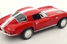 1:18-Chevrolet Corvette C2 Z06 Coupe-1963-1967-red-white-Auto World
