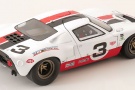 1:18 Ford GT40 Mark 1 No 3 Eric Dean Dizajn 2015 bijelo crveni Solido dužina: 22,60 centimetara