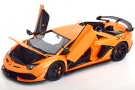 1:18-Lamborghini Aventador SVJ-2018-2021-orange-AUTOart – length: 26,60 centimeters