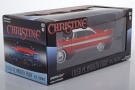 1:24-Plymouth Fury with black windows-film Christine-evil version-1958-red-white-Greenlight – length: 21,80 centimeters