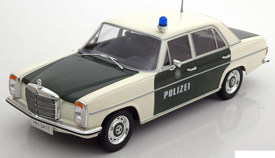 Mercedes 220 D (W115) blanc de 1968 au 1/18 de Model Car Group MCG18122