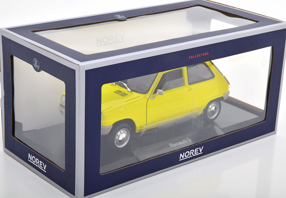 Renault R5 TL 3 Portes 1972 – Norev 1/18, Miniature Métal Neuve Sous Emballage