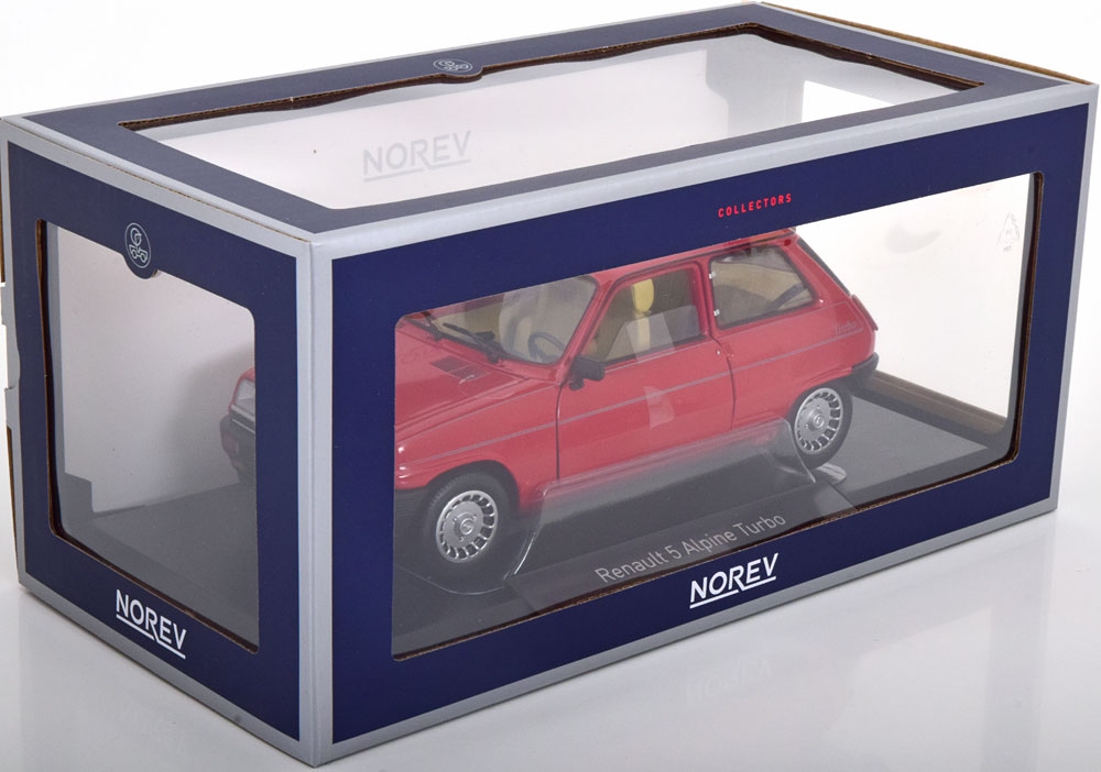 Renault 5 Alpine Turbo 1983 Rouge - Modèle 1/43 Norev